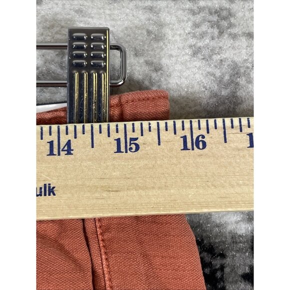 New American Eagle High Rise Straight Jeans Cargo Womens Size 6 Orange Y2K Hippi - Picture 6 of 16